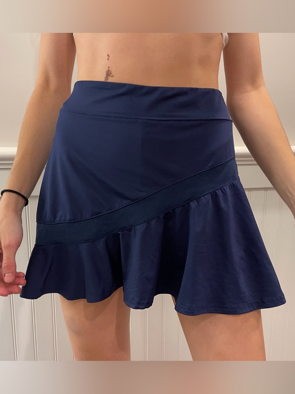 Navy Active Skirt